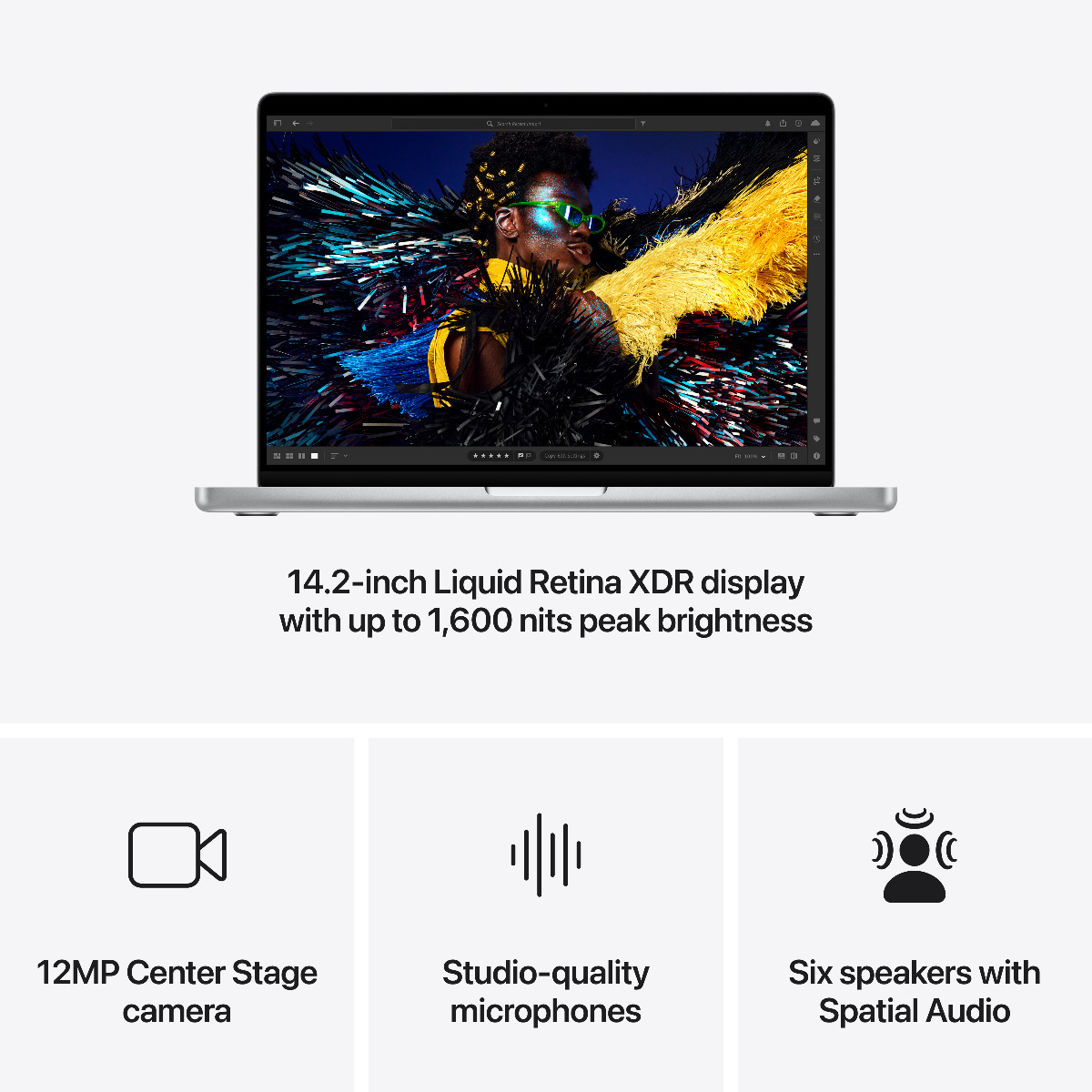 Apple MacBook Pro 14-inch M4/16GB/512GB SSD Laptop - Silver Apple MacBook Pro 14-inch M4/16GB/512GB SSD Laptop - Silver