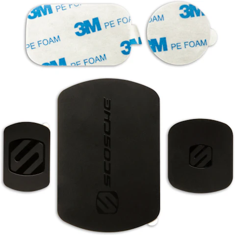 Scosche Magnetic Small Medium and Large Replacement Plate Kit - Black