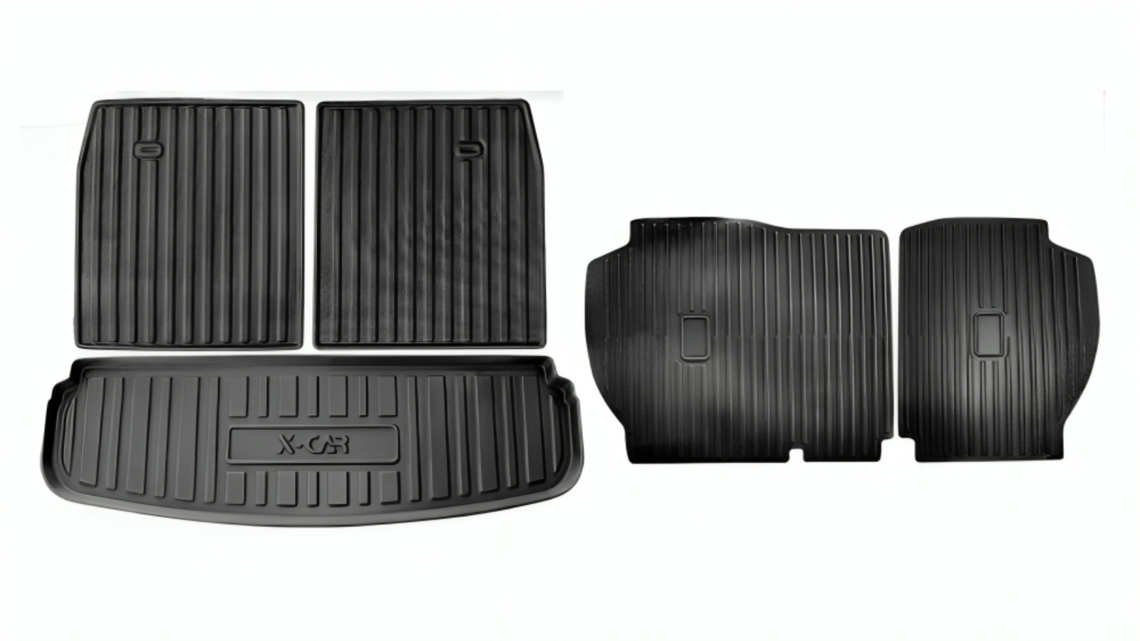 X-CAR 5 Piece Heavy Duty Boot Liner Back Seat Protector for Honda CR-V 7 Seats 2023-2024