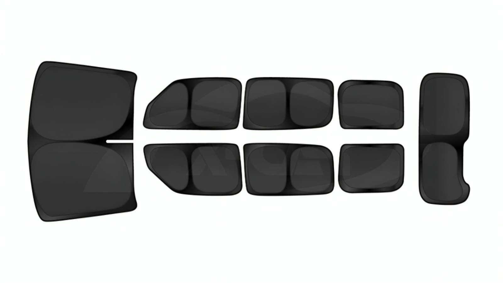 X-CAR Window Sunshade Block Cover Side Rear for GWM Tank 300 2023-2024