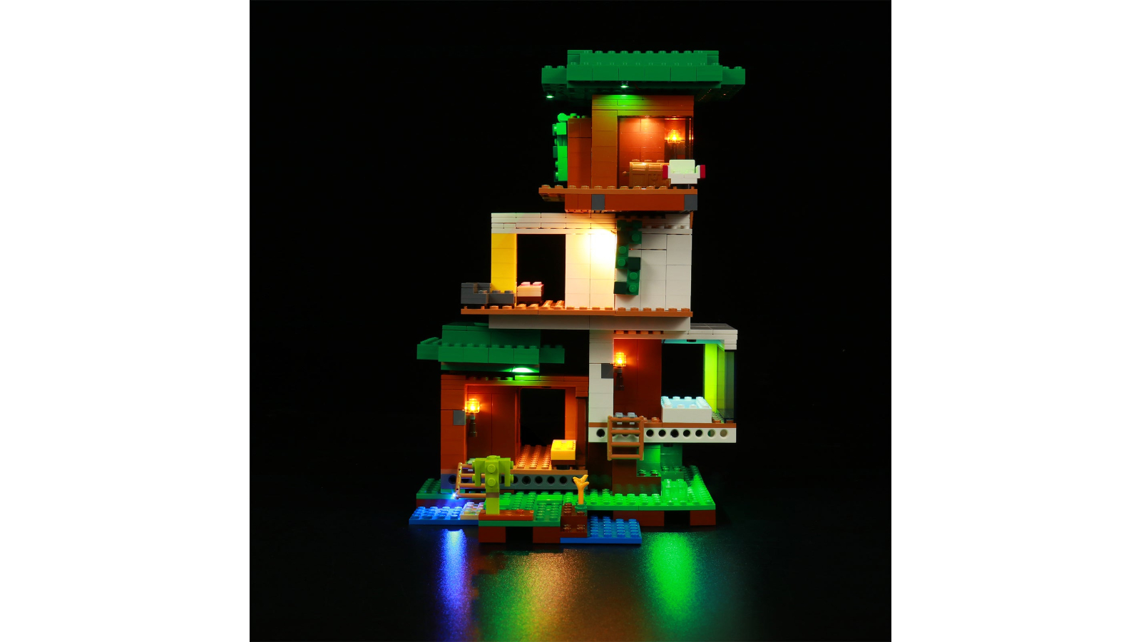 Brick Shine Light Kit for Lego The Modern Treehouse 21174 Classic Version