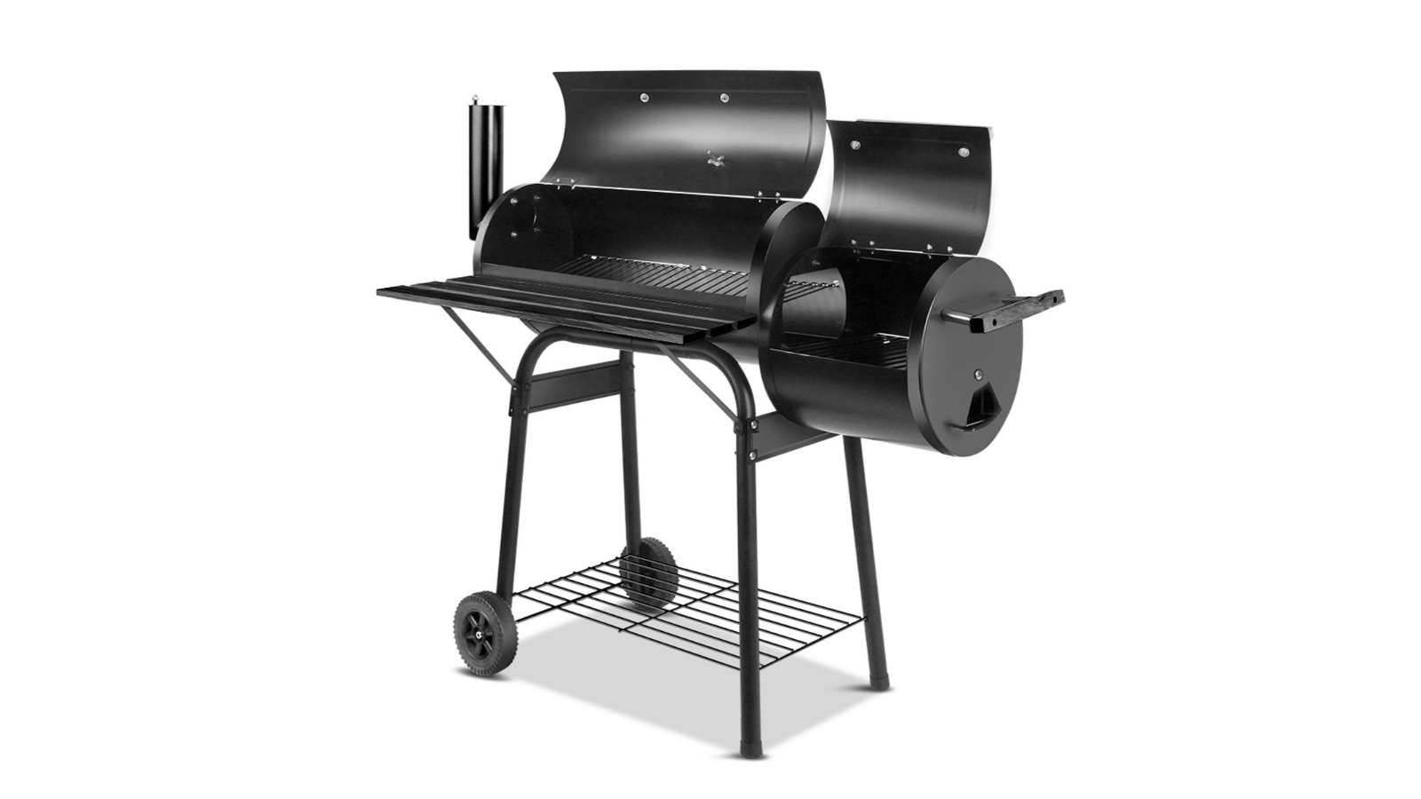 BH 2-in-1 Portable BBQ Smoker Charcoal Grill