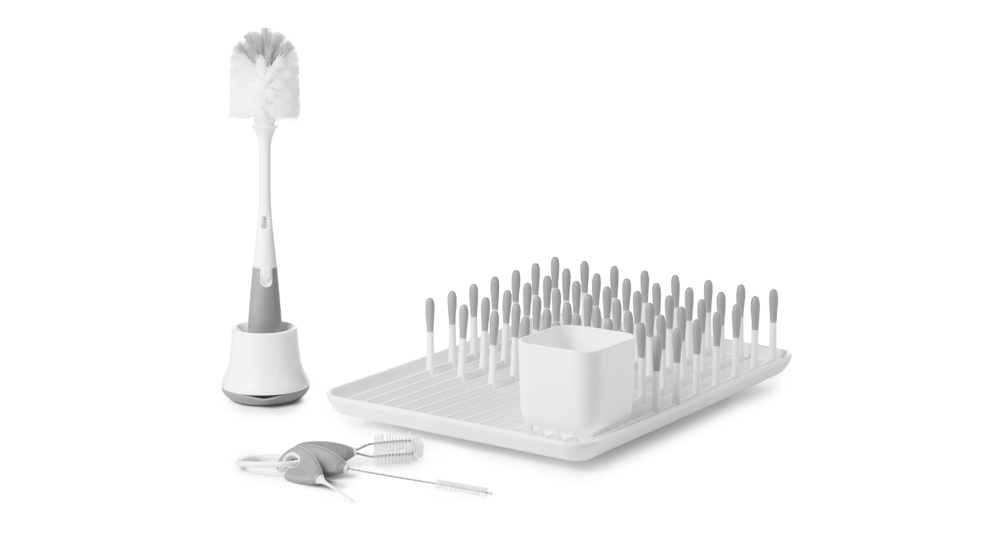 Oxo Tot Bottle and Cup Cleaning Set - Grey