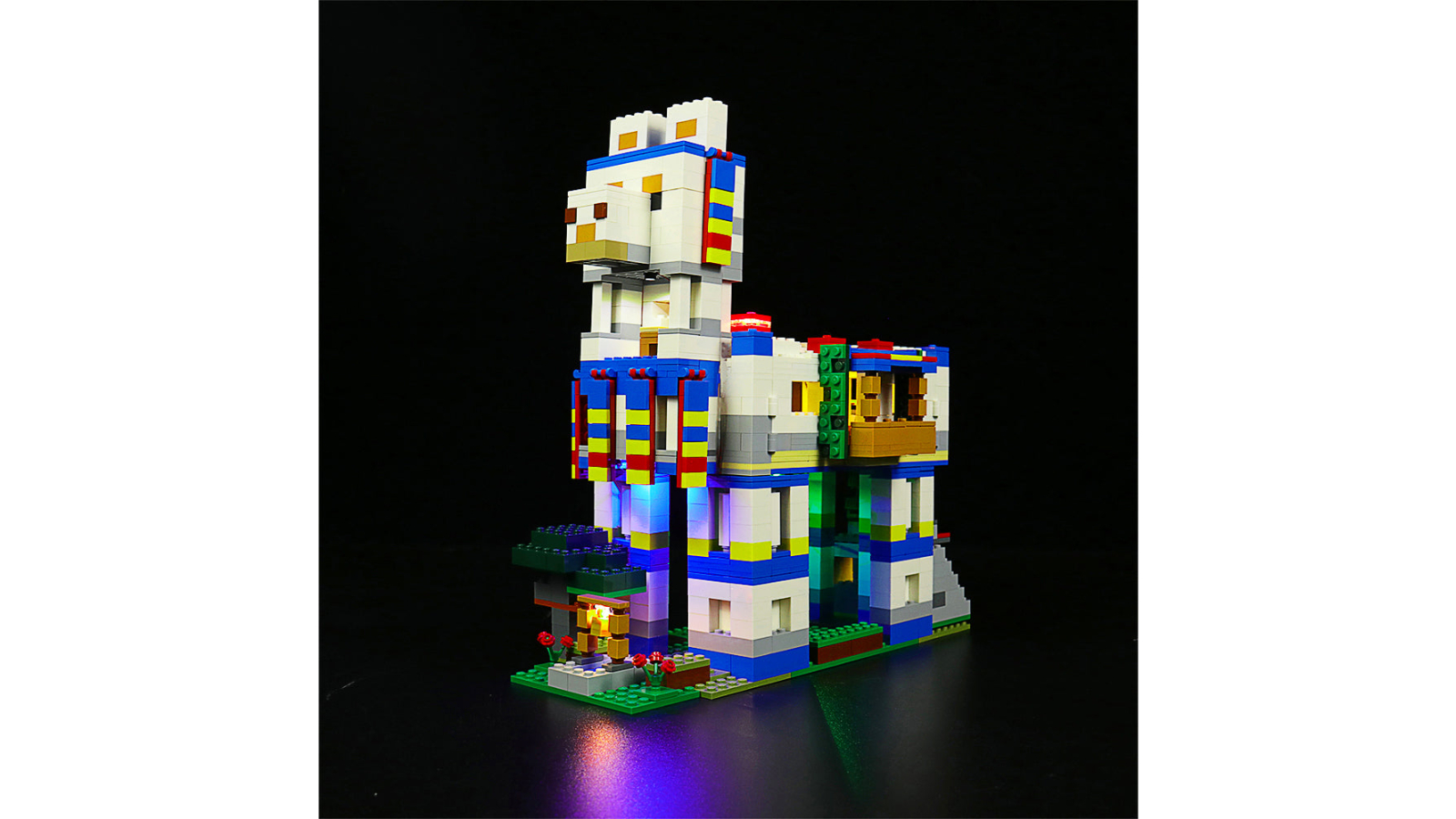 Brick Shine Light Kit for Lego The Llama Village 21188 Classic Version
