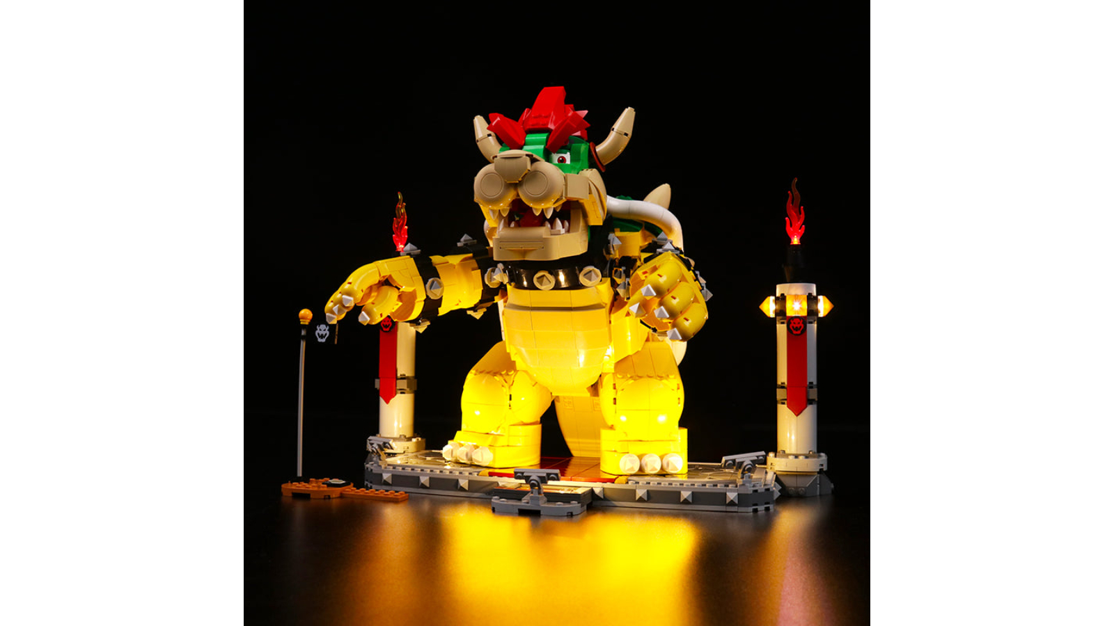 Brick Shine Light Kit for Lego The Mighty Bowser 71411 Classic Version