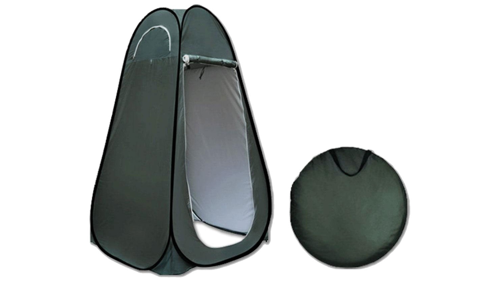 Bargene Pop Up Camping Shower Room Tent Portable - Green
