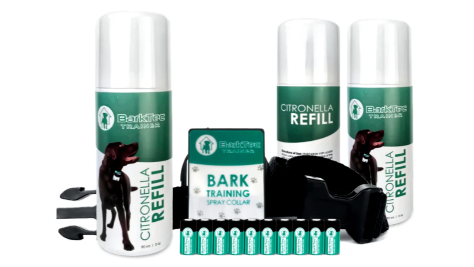 Barktec BT-100 Ultimate Bark Control Kit- Citronella Spray Collar