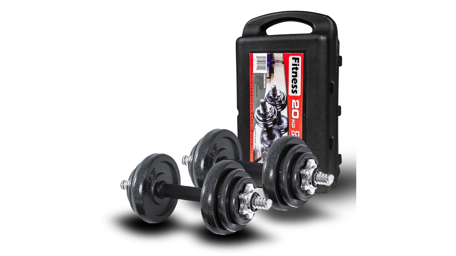 Bargene 20kg Cast Iron Dumbbell Set