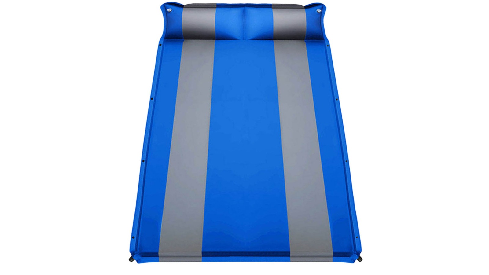 Bargene 3cm Double Self-Inflating Mattress Sleeping Air Bed - Blue