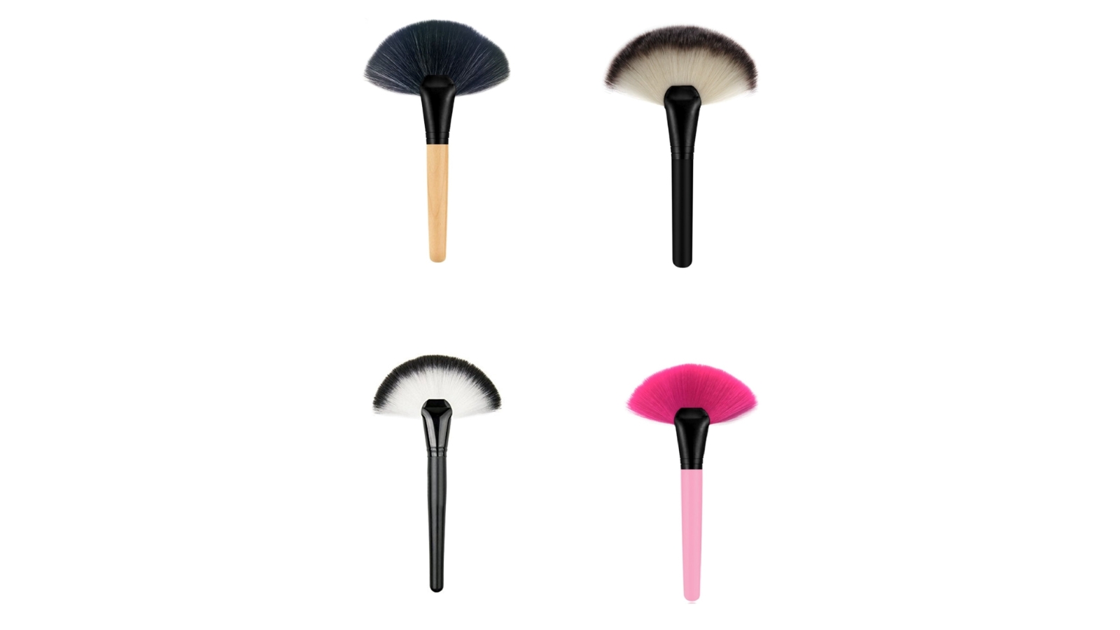 TODO Professional Fiber Define Bronzer Illuminator Flat Fan Brush