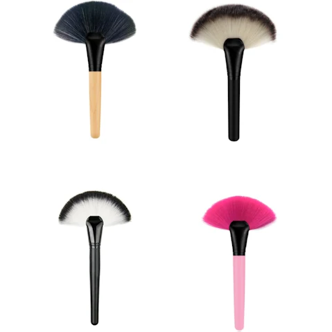 TODO Professional Fiber Define Bronzer Illuminator Flat Fan Brush