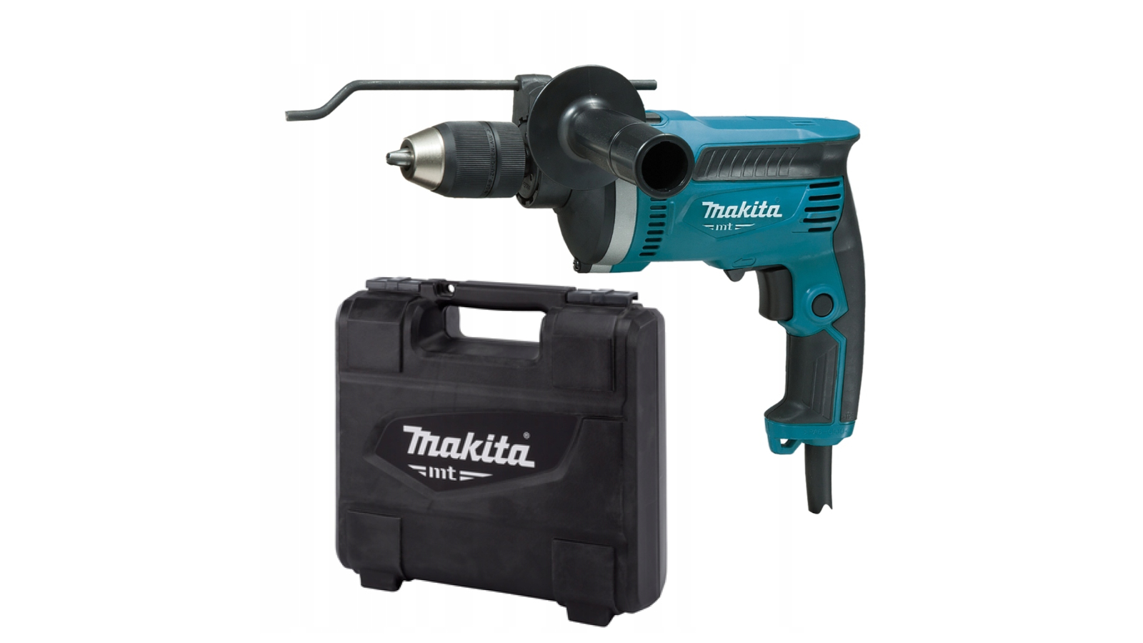 Makita 240V Hammer Drill Keyless Chuck Wood Steel Masonary Drill Corded Electric