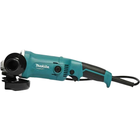 Makita 240V Corded Electric Angle Grinder with Soft Grip - 12.5cm