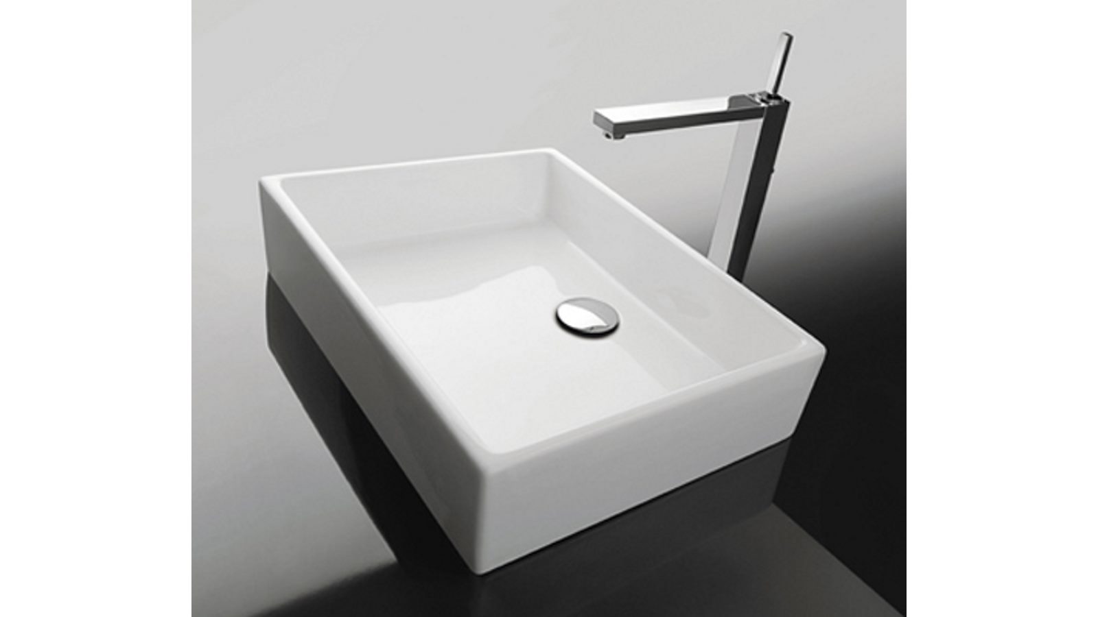 Studio Bagno Manhattan 50 Abovecounter Basin - Gloss White