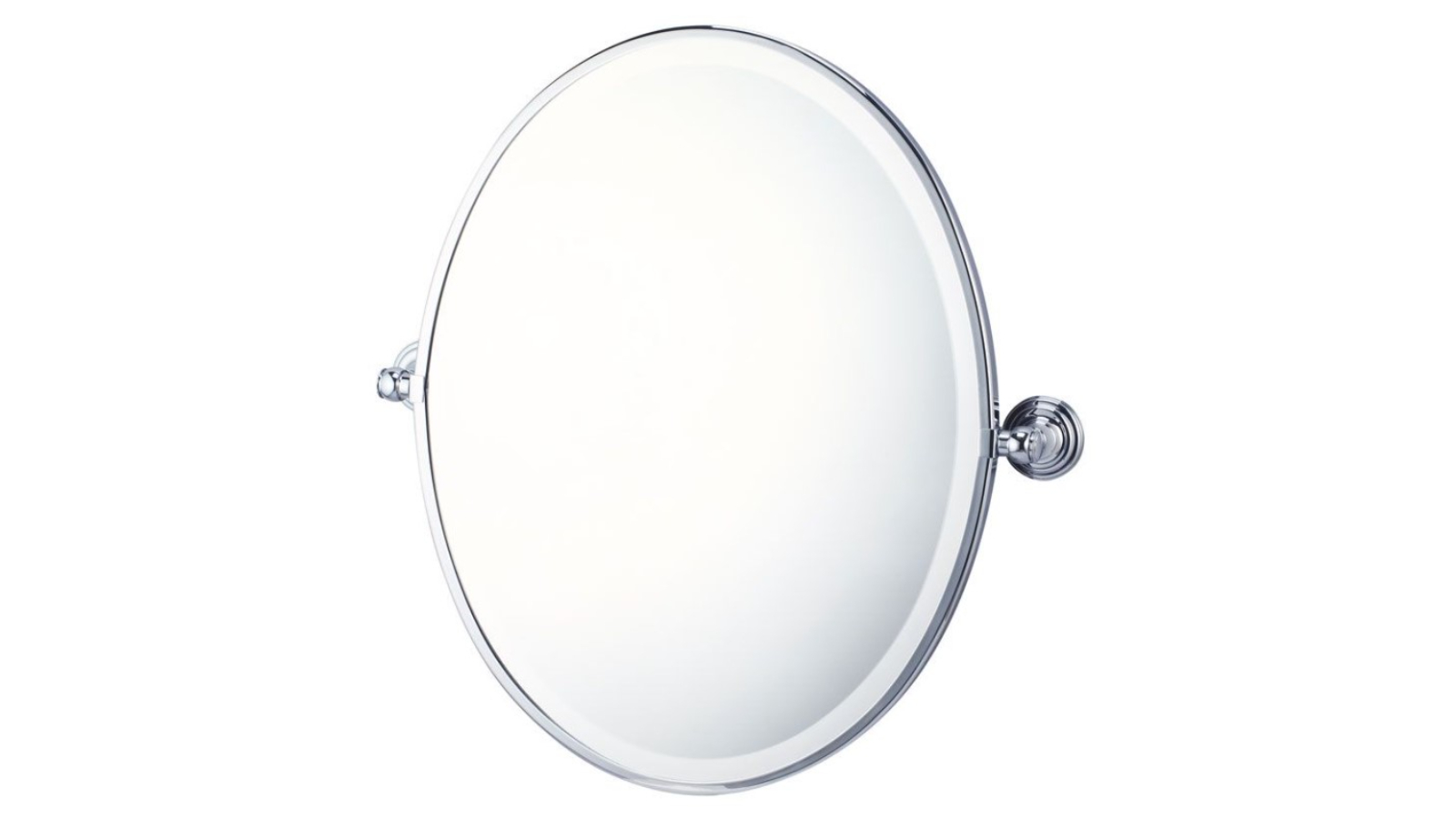 Turner Hastings Mayer Pivot Oval Mirror - Brushed Nickel