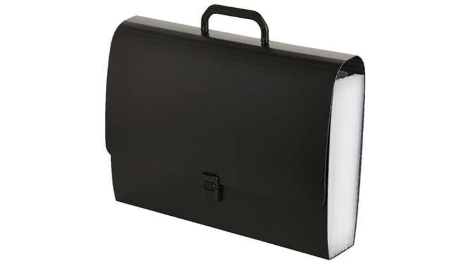 Marbig 26 Pocket Expanding File Folder Foolscap - Black