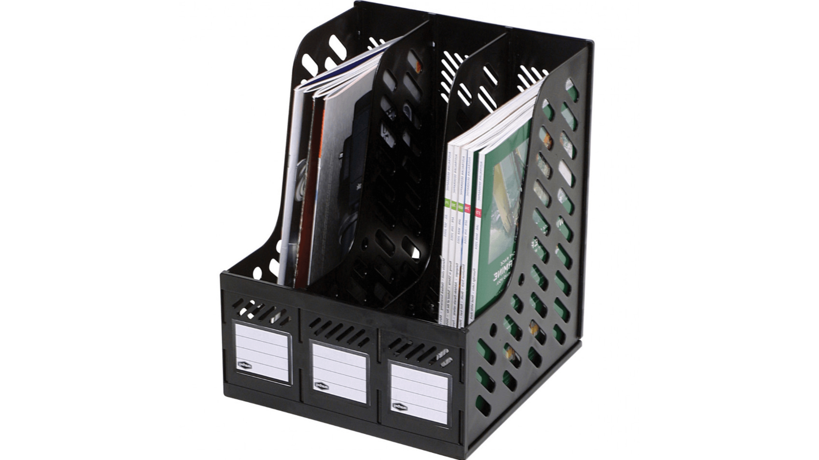 Marbig 3 Section Magazine Book Rack | Harvey Norman