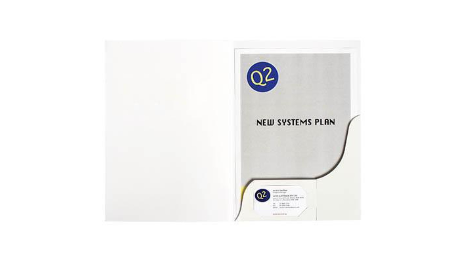 Marbig Pack of 20 Presentation A4 Folder - Gloss White