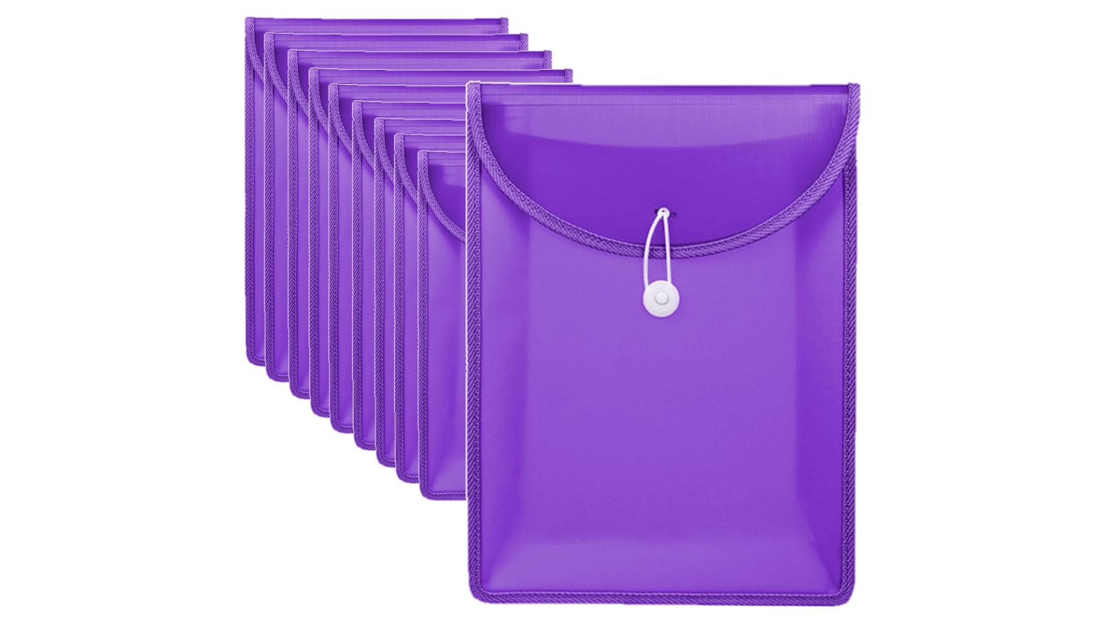 Marbig Pack of 10 Top Load File Folder with PP A4 Elastic Closure ...