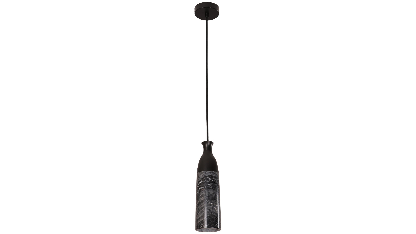 CLA Lighting 9cm Cylinder Shade Interior Pendant Light - Grey Marble