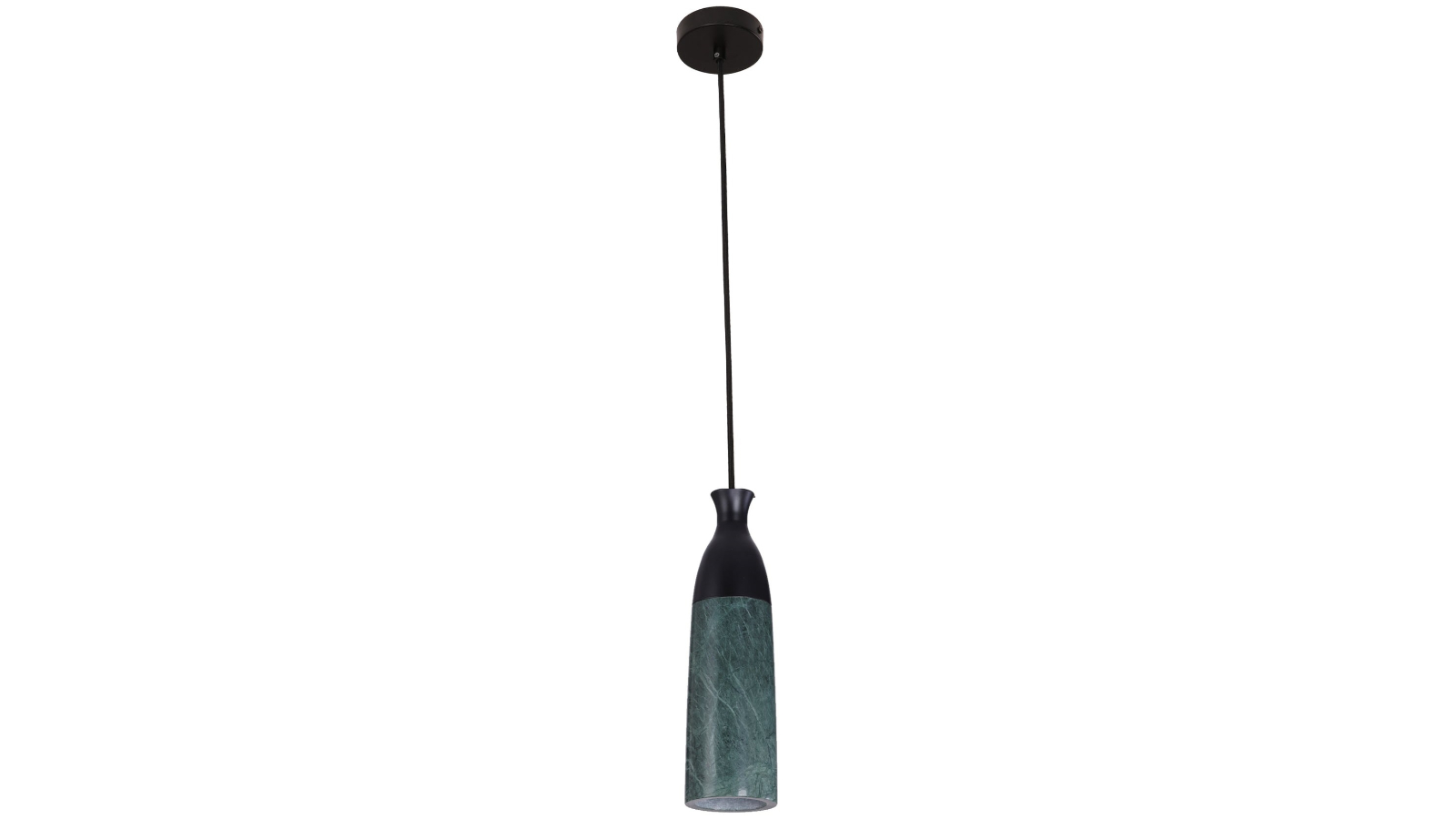 CLA Lighting 9cm Cylinder Shade Interior Pendant Light - Green Marble