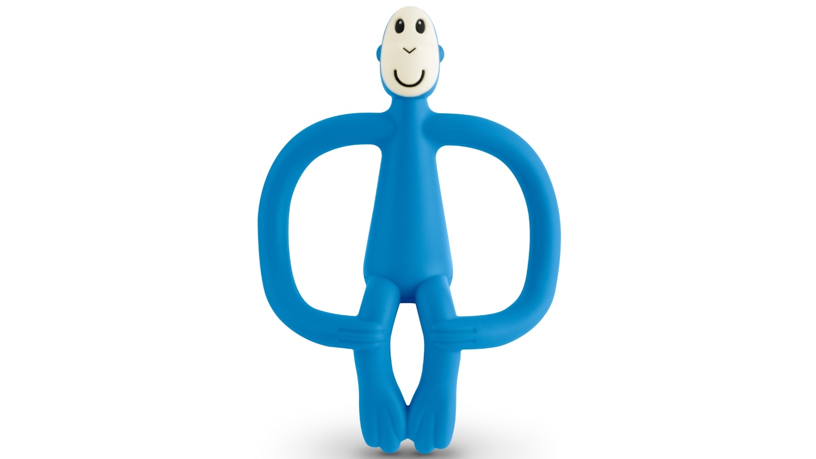 Matchstick Monkey Teething Toy and Gel Applicator - Blue