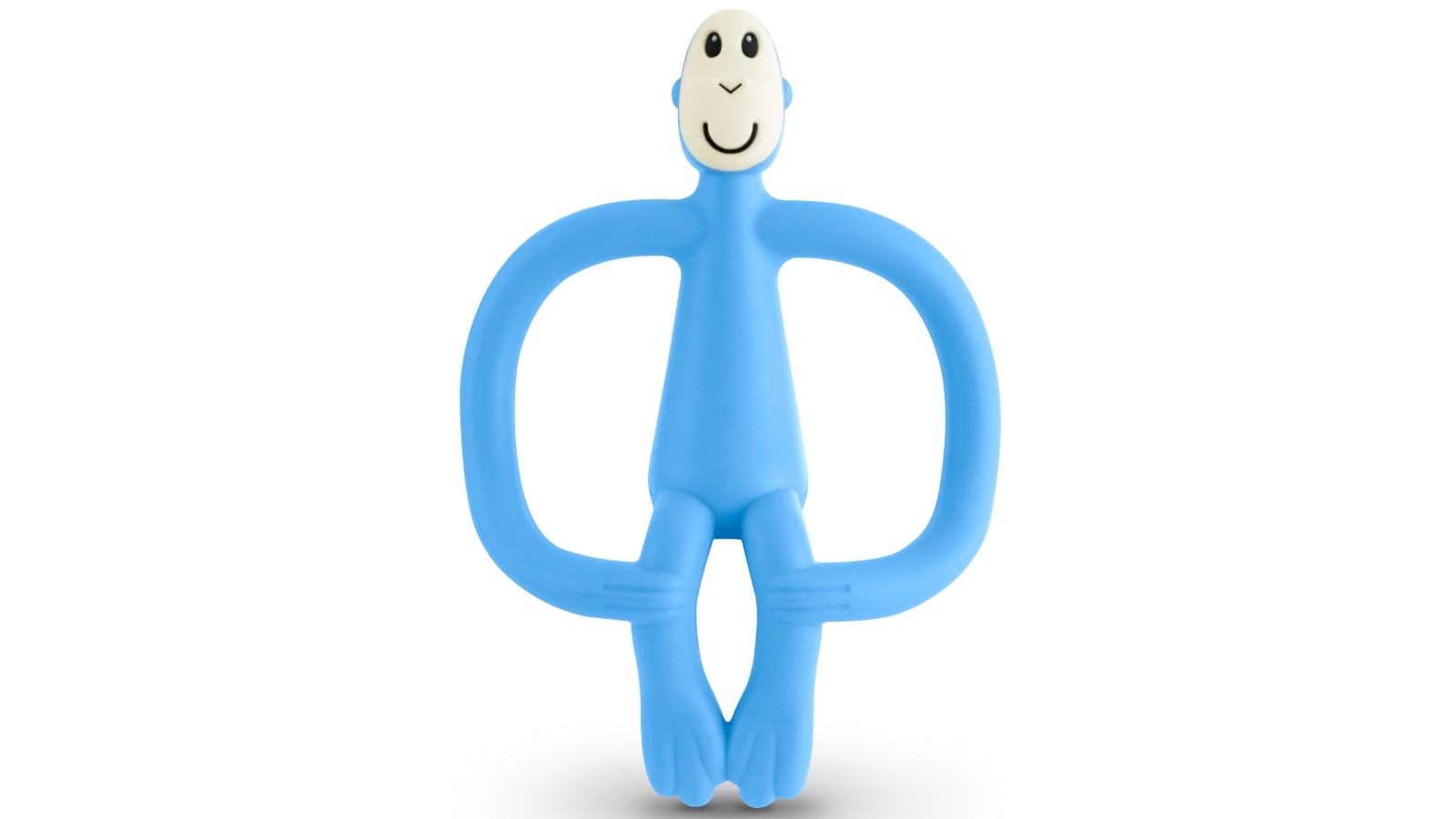Matchstick Monkey Teething Toy and Gel Applicator - Baby Blue