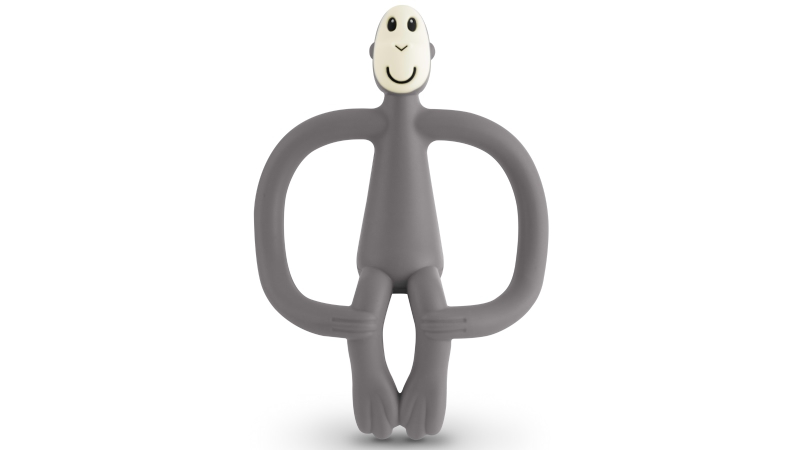 Matchstick Monkey Teething Toy and Gel Applicator - Grey