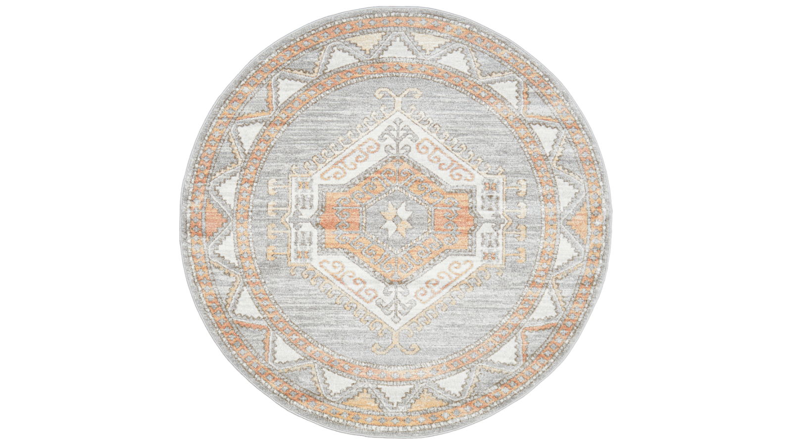 The Weave Studio Joie Caitlen Grey Round Rug