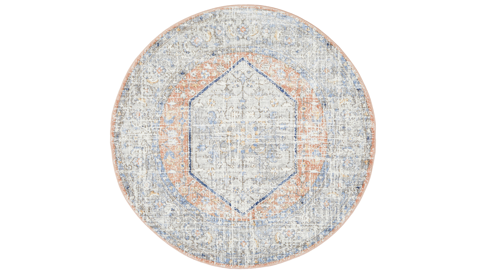 The Weave Studio Joie Lorissa Peach Round Rug