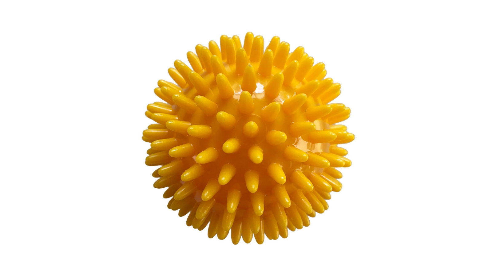 Fitness Hero 8cm Spiky Massage Ball - Yellow