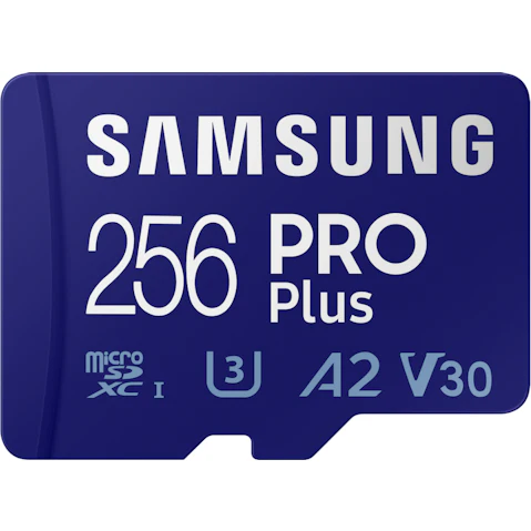 Samsung MicroSD Card Pro Plus 256GB with Adapter