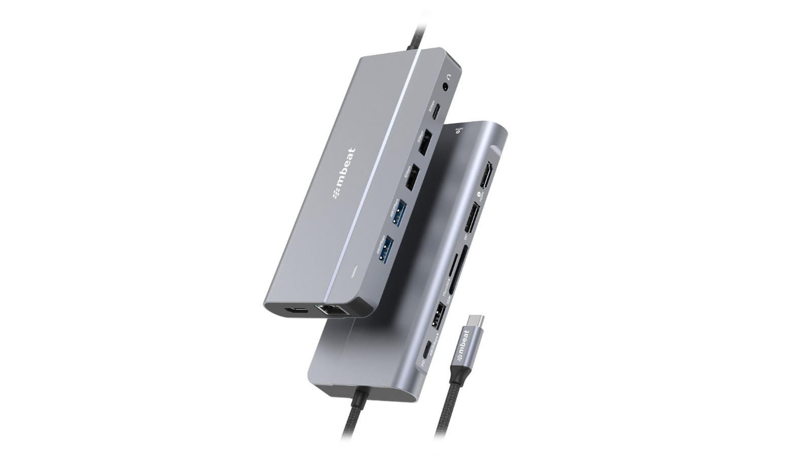 MBeat Elite X14 Triple 4K Display Multi-Port USB-C Hub