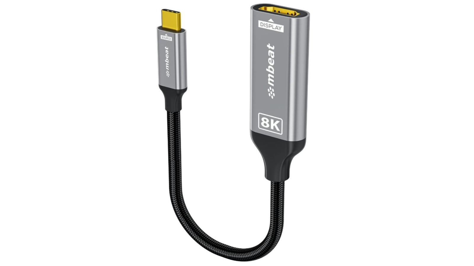 Mbeat Tough Link 8K USB-C to HDMI Adapter - Space Grey