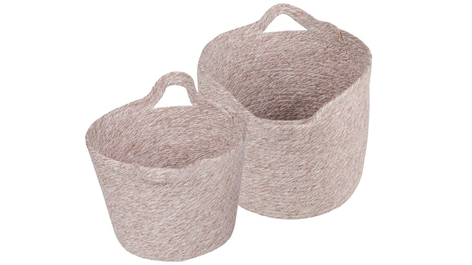 Living Today 2 Piece Storage Baskets Set with Handles