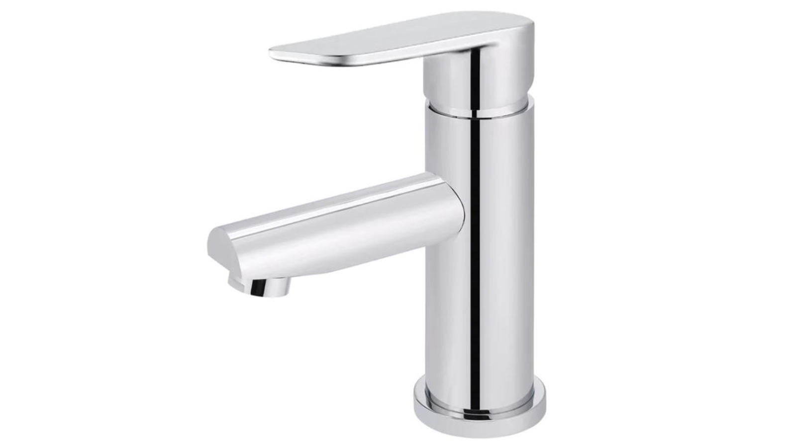 Meir Paddle Round Basin Mixer - Chrome