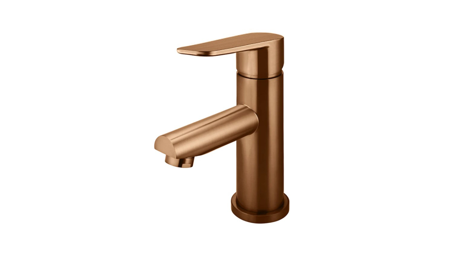 Meir Round Paddle Basin Mixer - Lustre Bronze