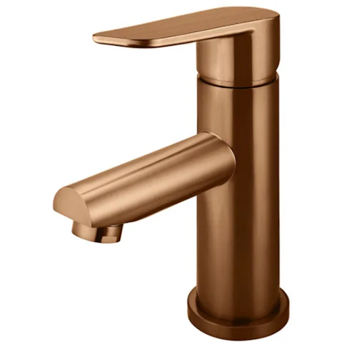 Meir Round Paddle Basin Mixer - Lustre Bronze
