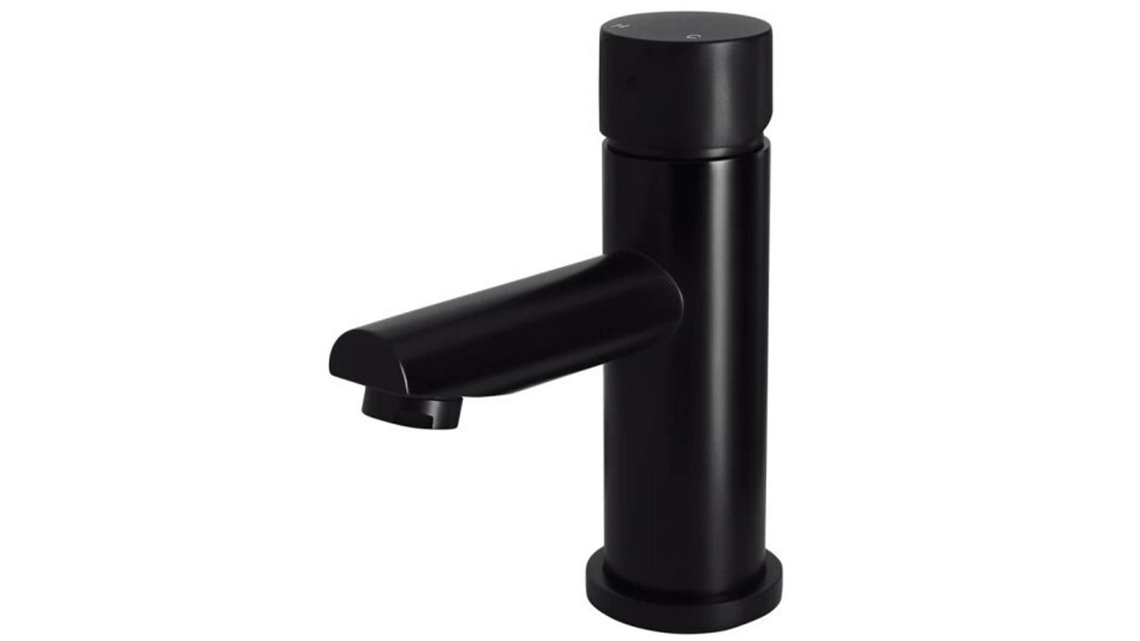 Meir Pinless Round Basin Mixer - Matte Black