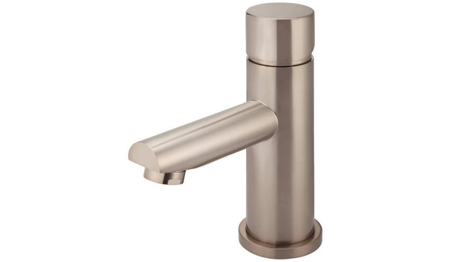 Meir Pinless Round Basin Mixer - Champagne
