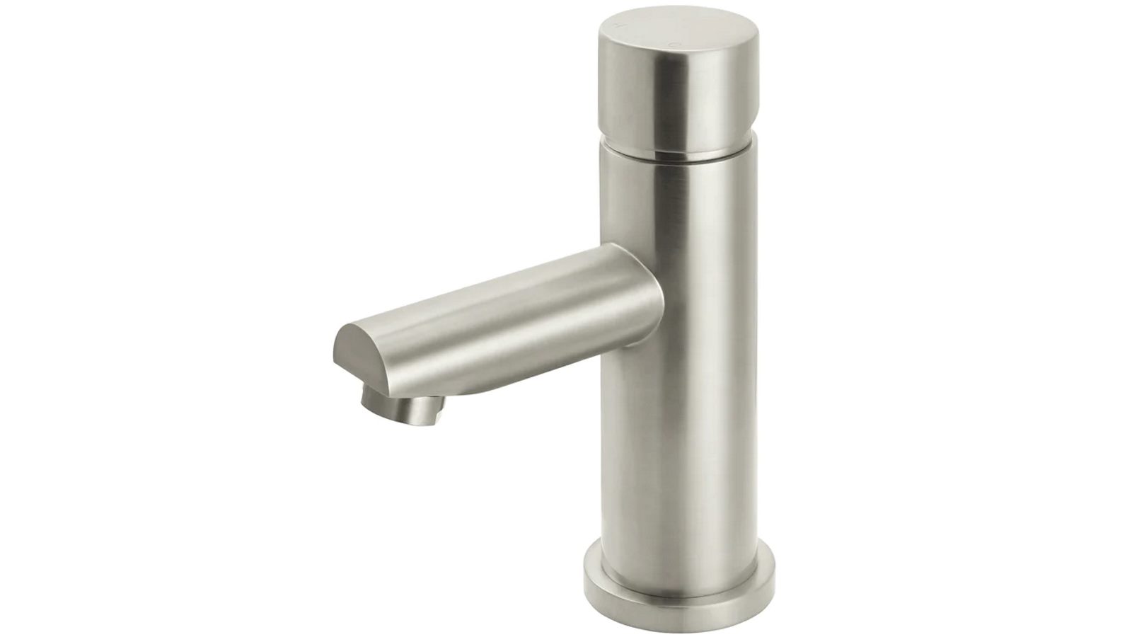 Meir Pinless Round PVD Basin Mixer - Brushed Nickel