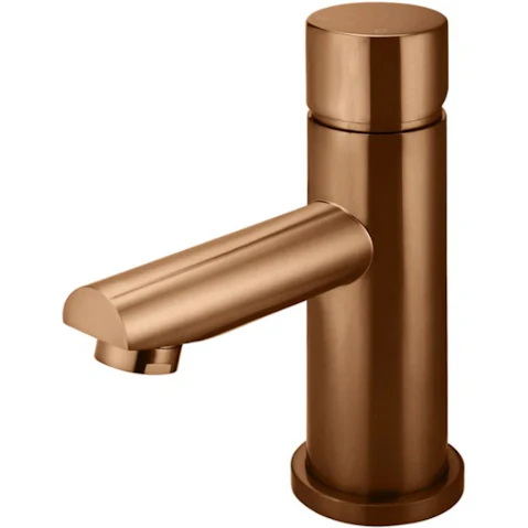Meir Round Pinless Basin Mixer - Lustre Bronze