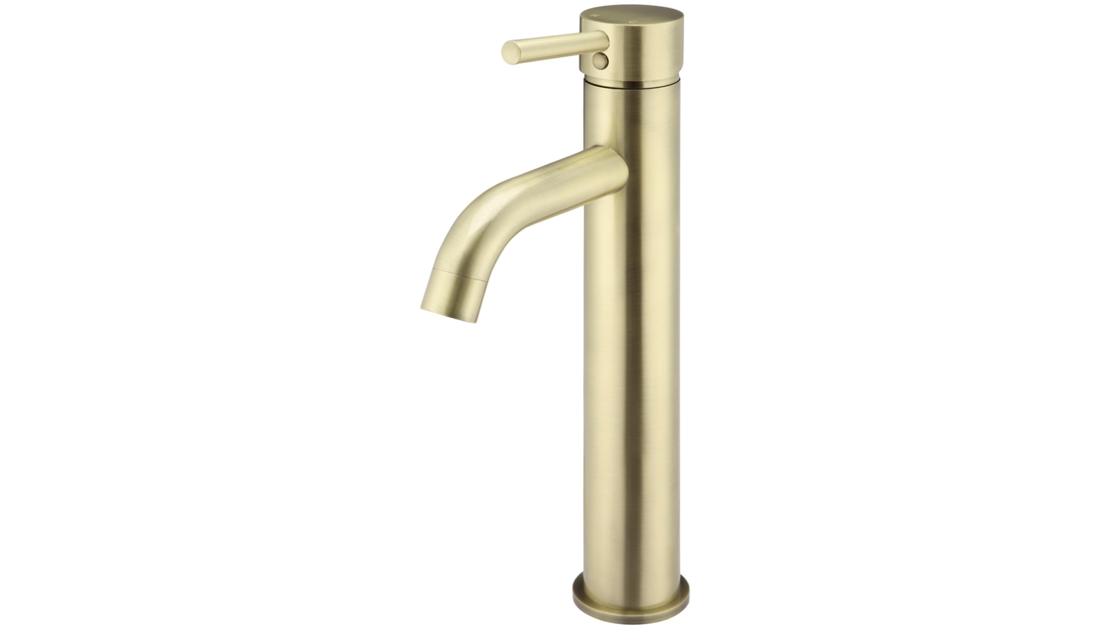 Meir Round Tall Basin Mixer Curved - Tiger Bronze