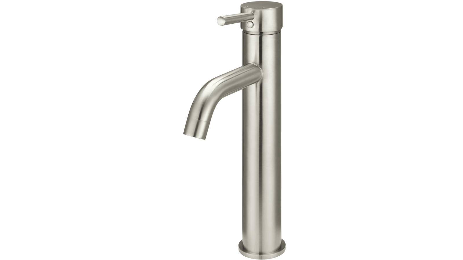 Meir Round Tall Basin Mixer Curved - PVD Brushed Nickel