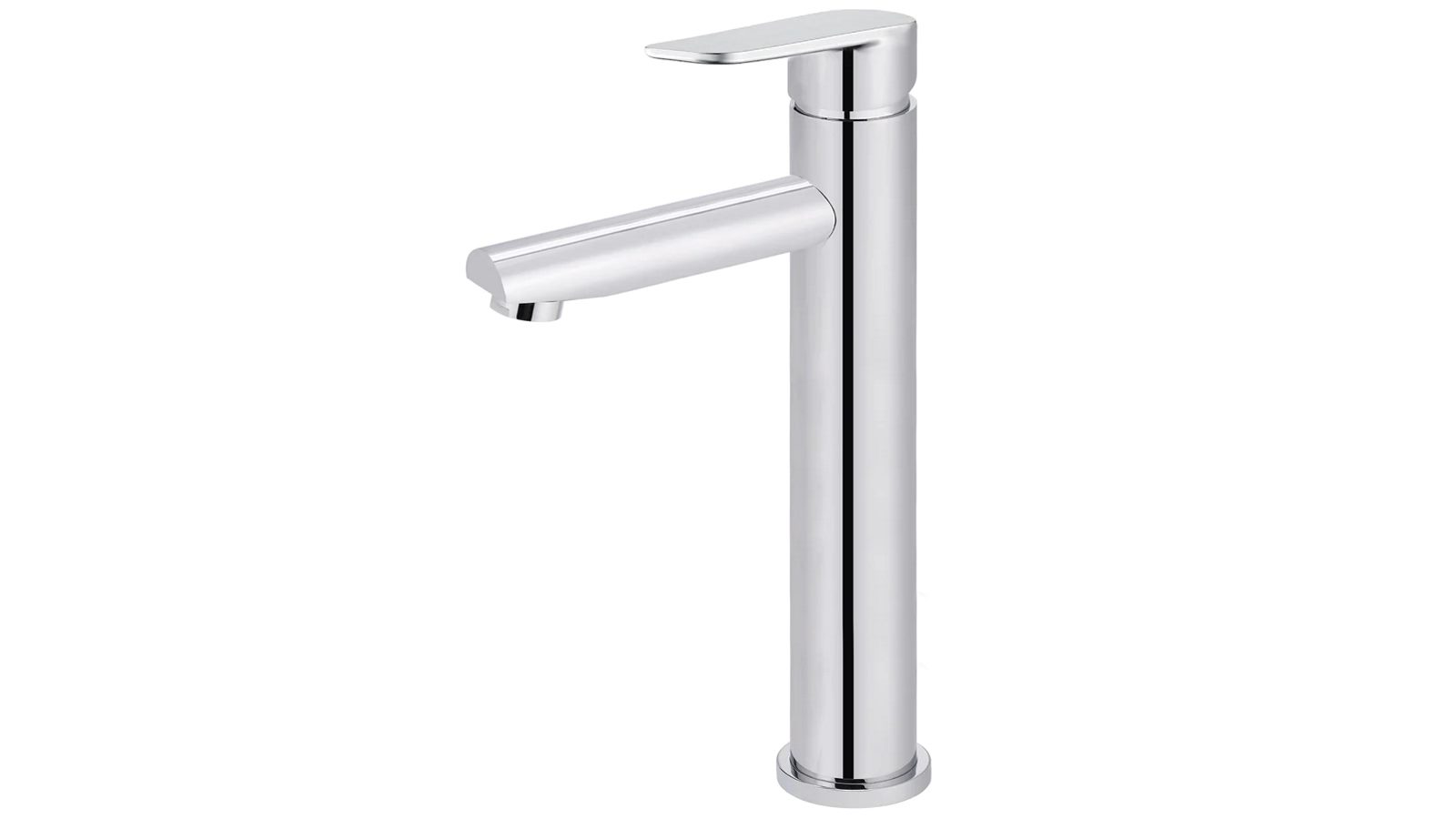Meir Paddle Round Tall Basin Mixer - Chrome