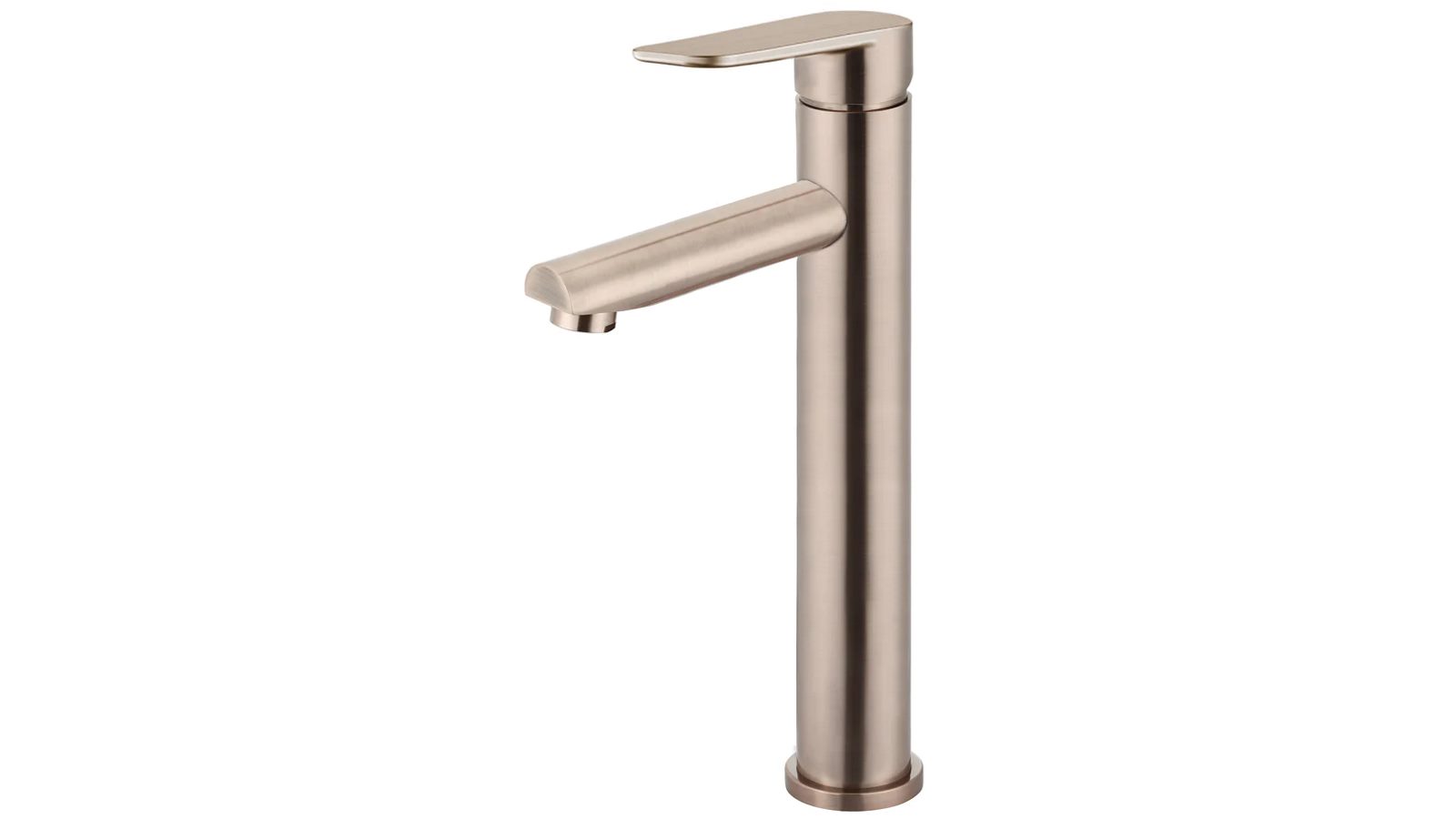 Meir Paddle Round Tall Basin Mixer - Champagne