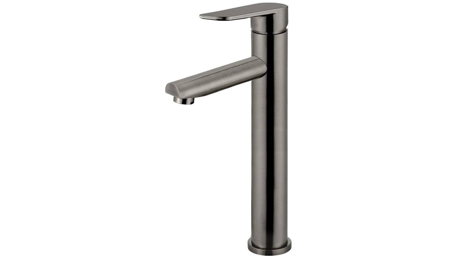 Meir Paddle Tall Basin Mixer - PVD Shadow Gunmetal