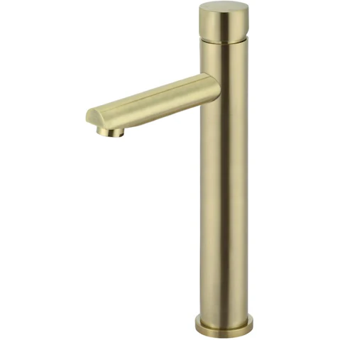 Meir Round Pinless Tall Basin Mixer – Tiger Bronze