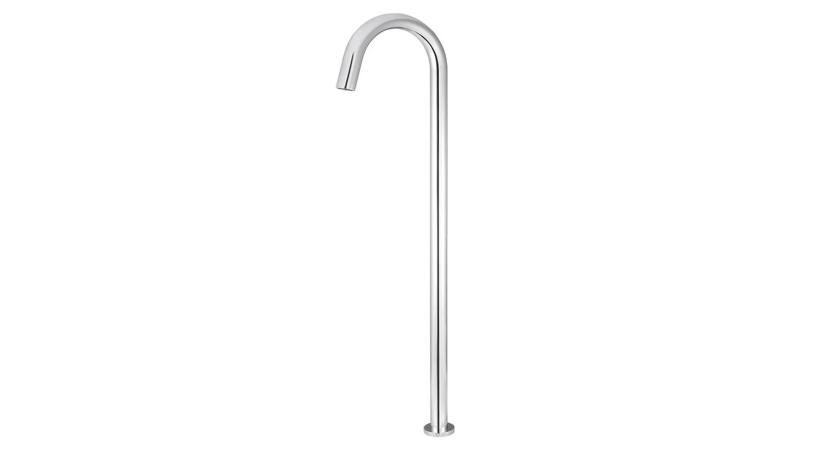 Meir Round Freestanding Bath Spout - Chrome