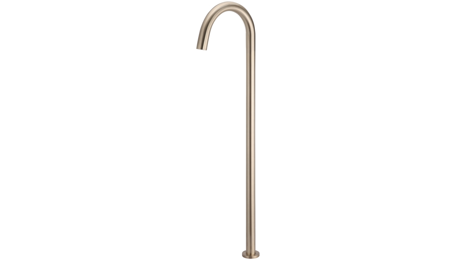 Meir Round Freestanding Bath Spout - Champagne